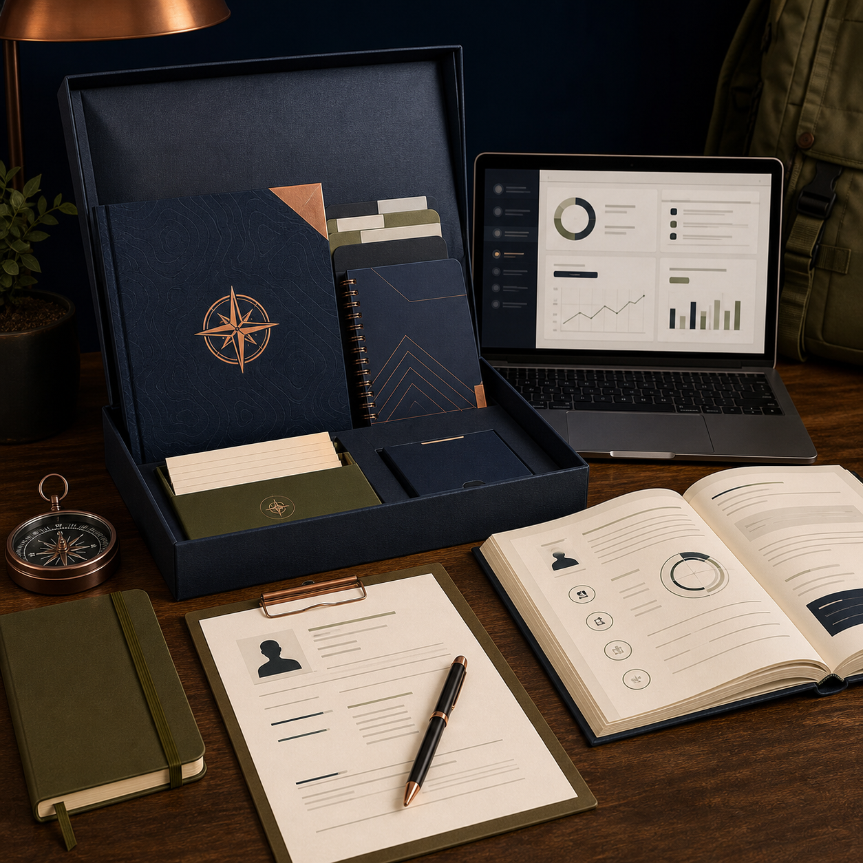 Digi Ruck military-to-civilian career transition workbook and tracker